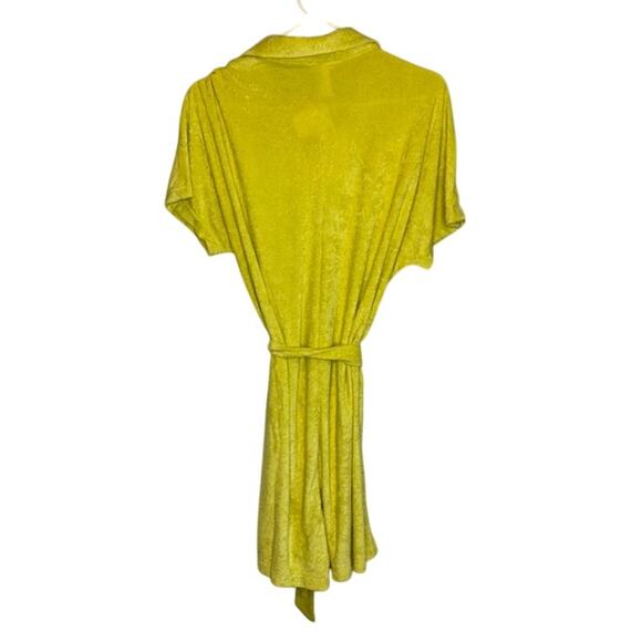 NWT Andie‎ The Button Up Romper Honeysuckle Terry Cloth Beach Coverup - Picture 3 of 11